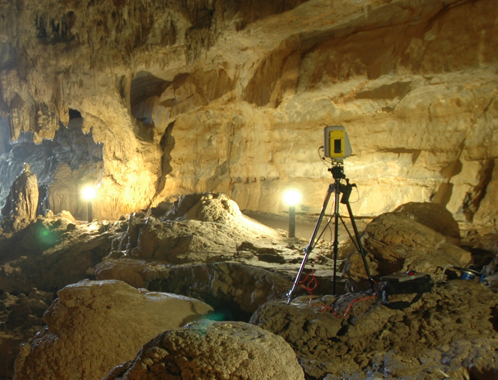 Digitalización de una cueva