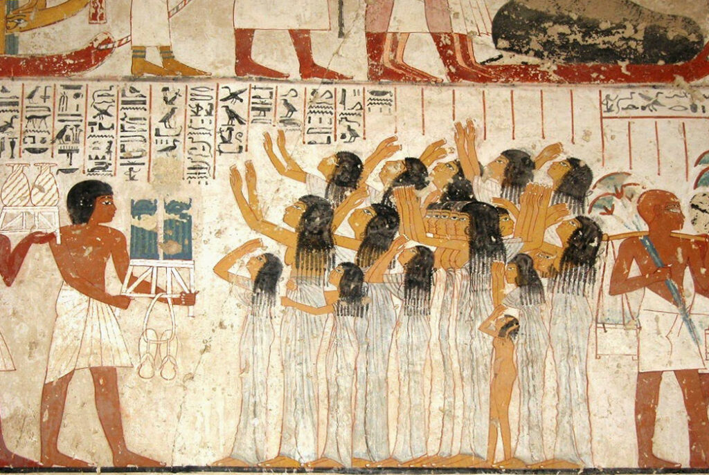 Dinastía XVIII - Pintura mural de la Tumba de Ramose (Tebas)