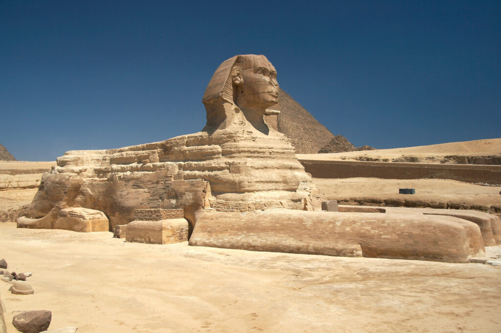 Giza - Esfinge atribuida a Kefrén