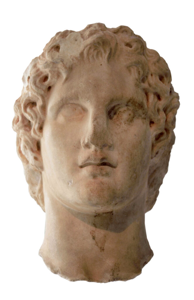 Lisipo de Sición - Alejandro Magno (Museo Arqueológico Nápoles, Siglo IV a. C.)