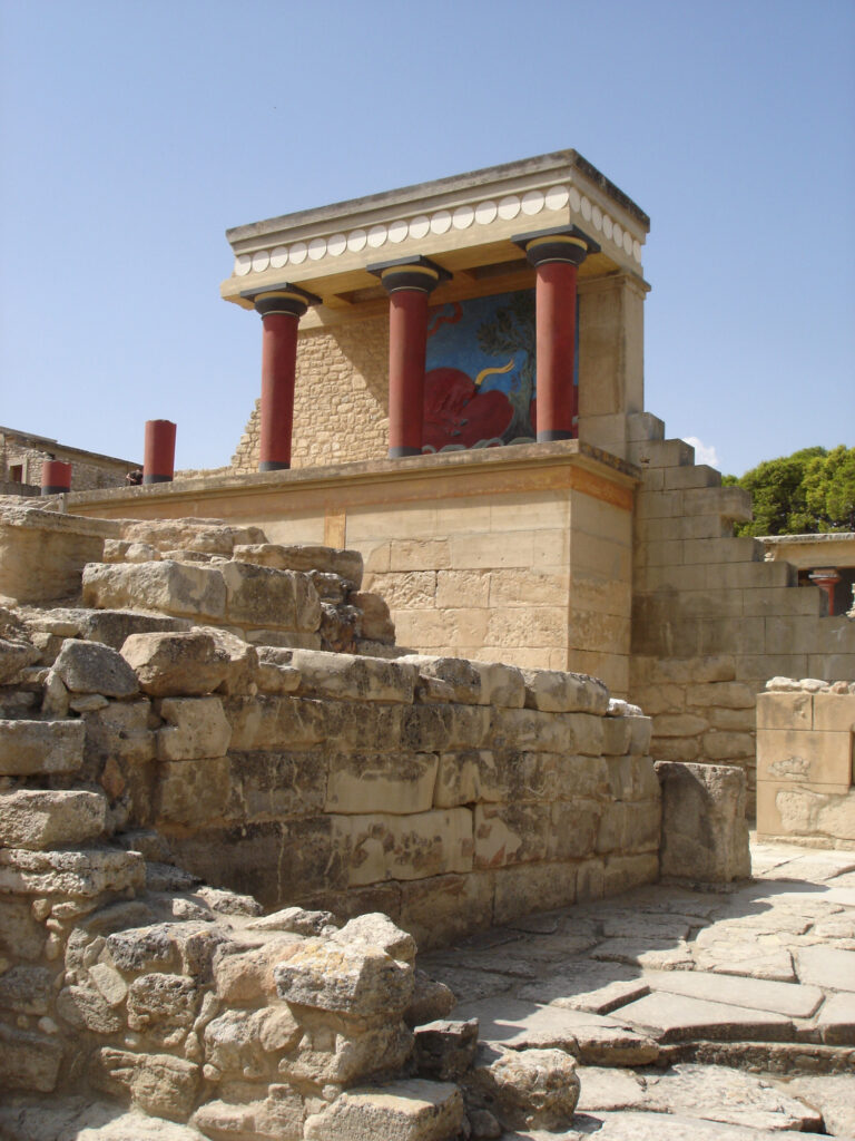 Palacio de Knossos - Entrada norte