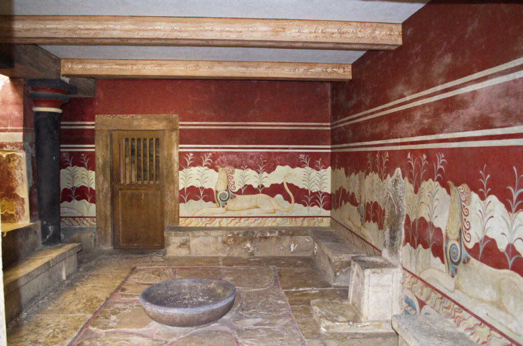 Palacio de Knossos - Salón del trono