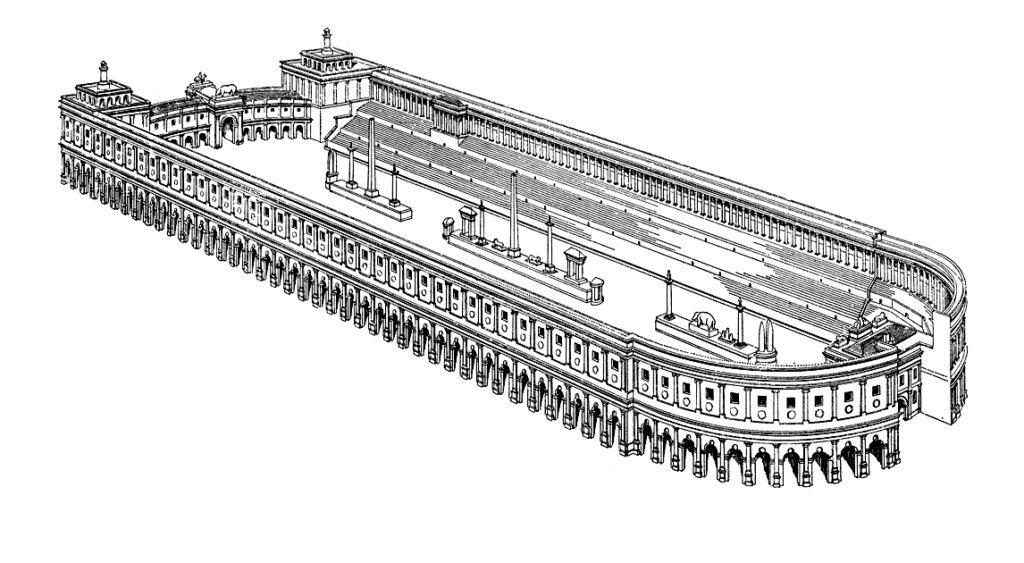 Roma - Circus Maximus - Reconstrucción (Siglo IV a. C.)