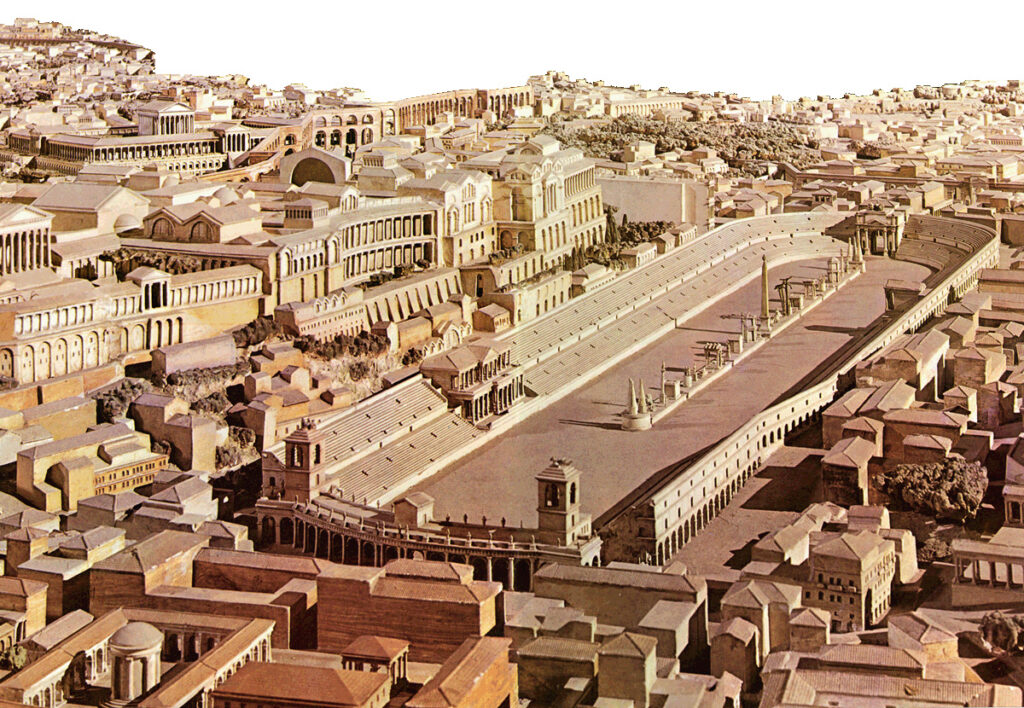 Roma - Circus Maximus - maqueta (Siglo IV a. C.)