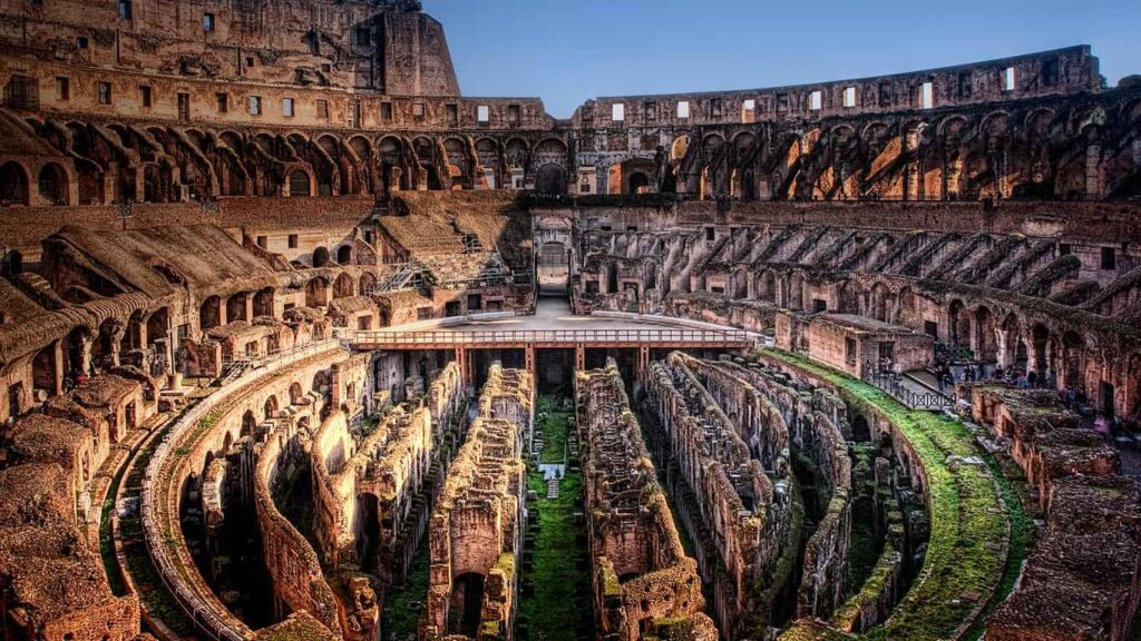 Roma - Coliseo - Interior (ca. 75-100 d. C.)