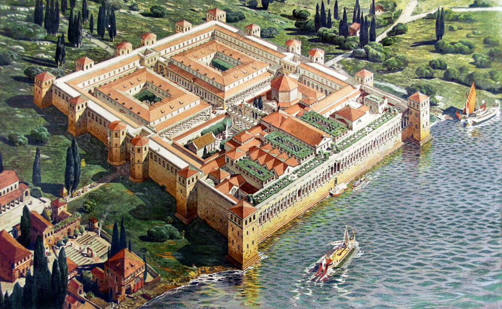 Salona - Palacio de Diocleciano - Reconstrucción (ca. 300 d. C.)