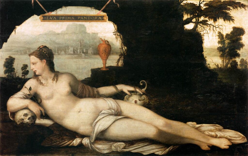 Jean Cousin el Viejo - Eva Prima Pandora (Museo del Louvre, 1550)