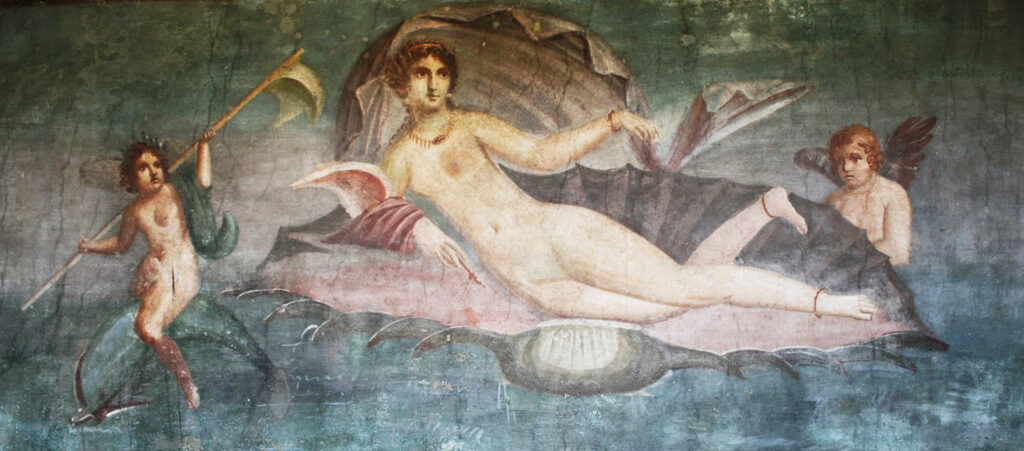 Pompeya - Casa de Venus - Fresco Nacimiento de Venus (Siglo I a. C.)