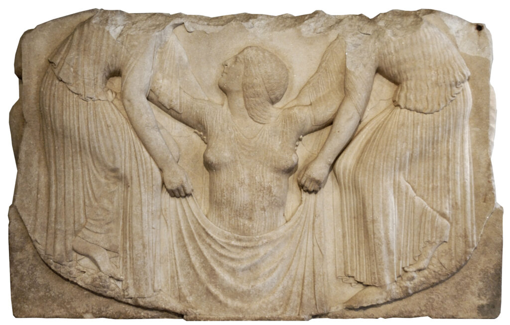 Roma - Palacio Altemps - Trono Ludovisi - Nacimiento de Afrodita (460 a. C.)