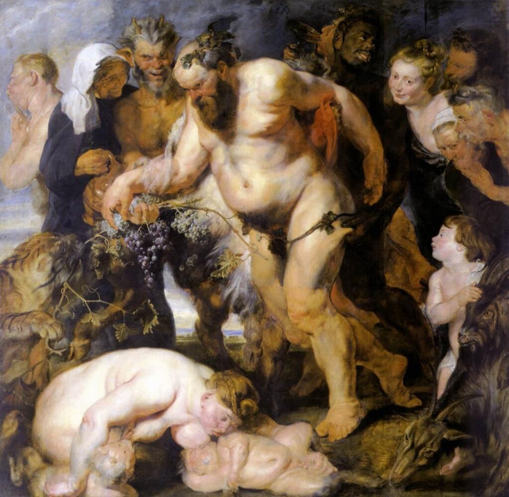 Rubens - Silenio ebrio (Alte Pinakothek de Múnich, 1618)