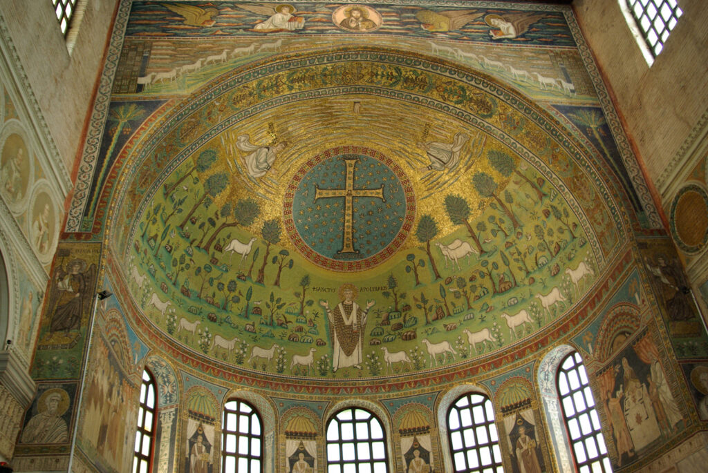 Rávena - Basilica San Apolinar en Classe - Mosaico del ábside (547)