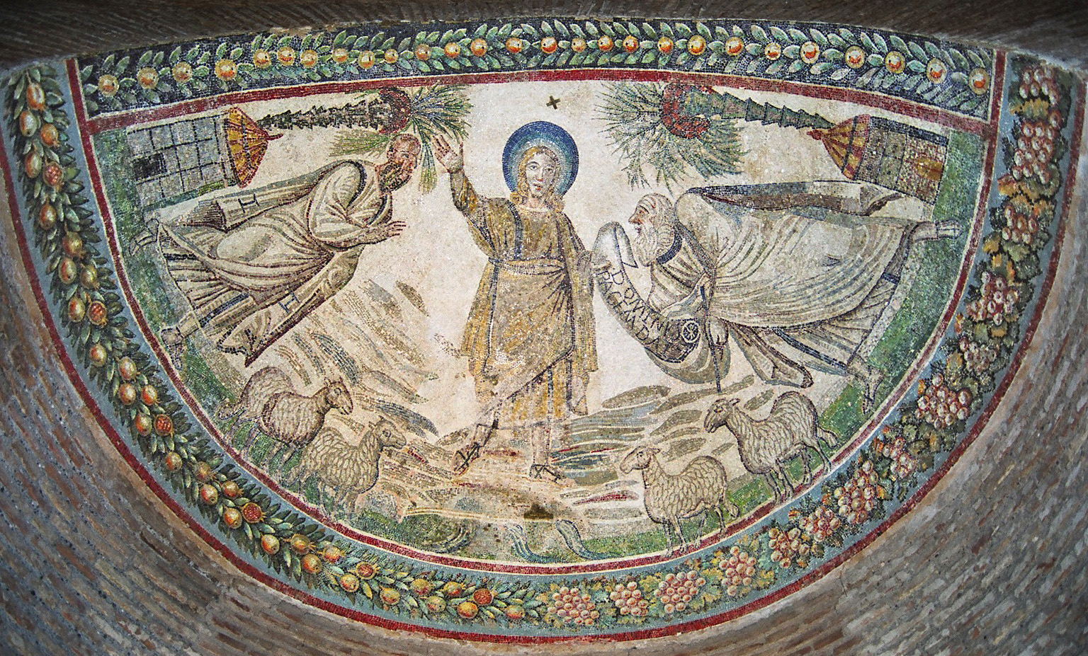 Mausoleo de Santa Constanza de Roma - Mosaico Traditio Legis