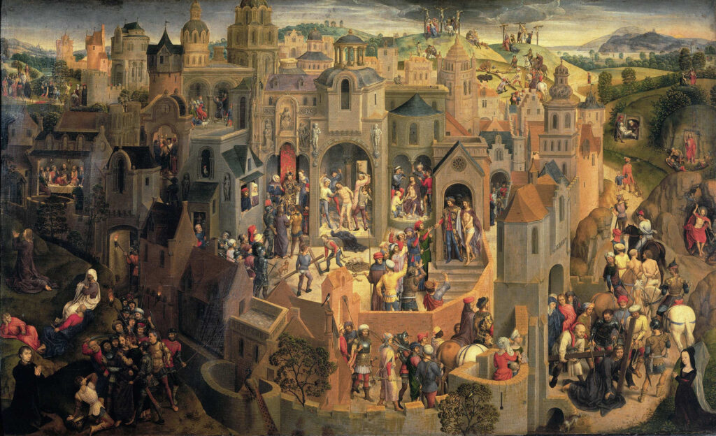 Hans Memling - Galería Sabauda de Turín - La Pasión de Cristo (1470)
