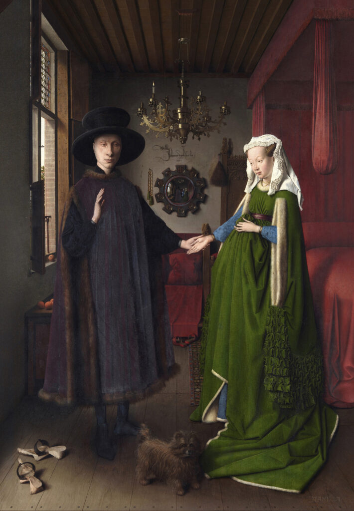 Jan van Eyck - National Gallery de Londres - El matrimonio Arnolfini (1434)