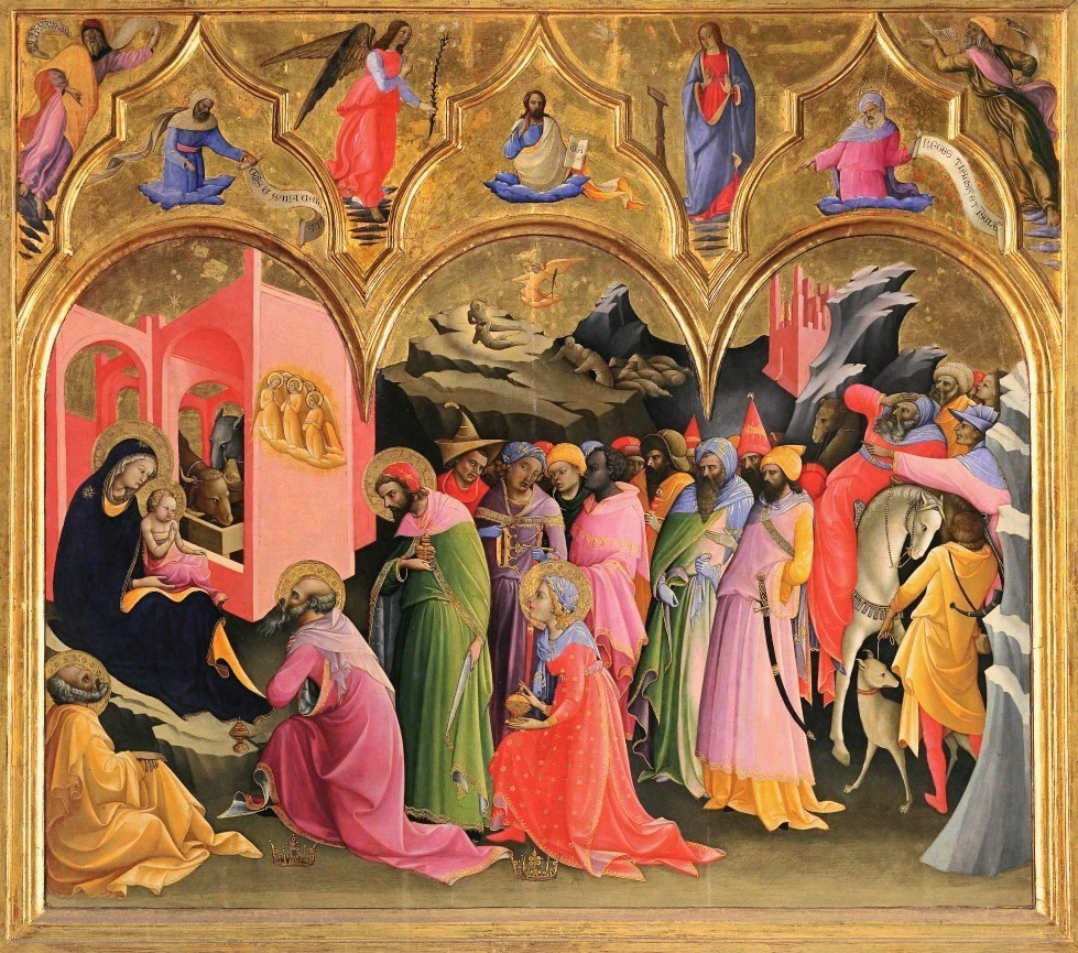 Lorenzo de Mónaco - Adoración de los Reyes Magos - Museo de Berlín (1423)