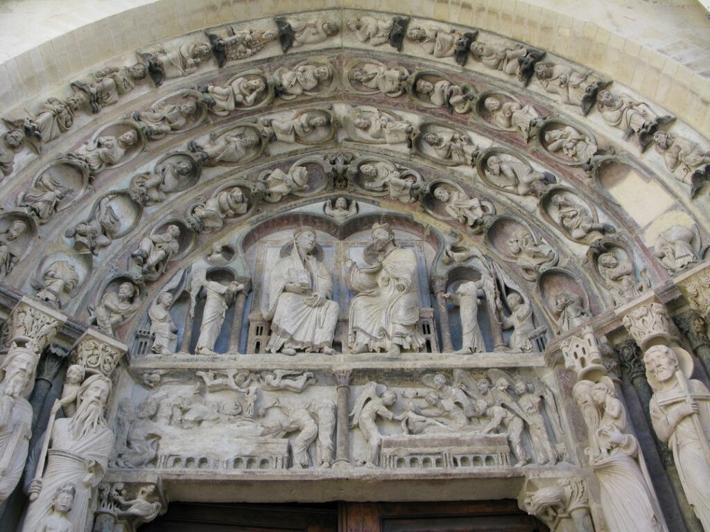 Senlis - Catedral Notre-Dame - Fachada occidental (1170)