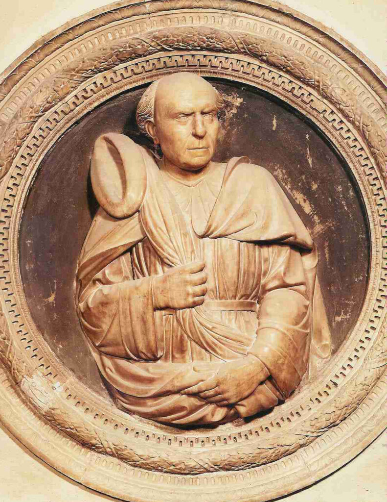 Cavalcanti - Retrato de Brunelleschi (Santa María en Florencia, 1446)