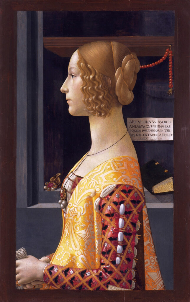 Domenico Ghirlandaio - Museo Thyssen-Bornemisza (Madrid) - Retrato de Giovanna Tornabuoni (1490)