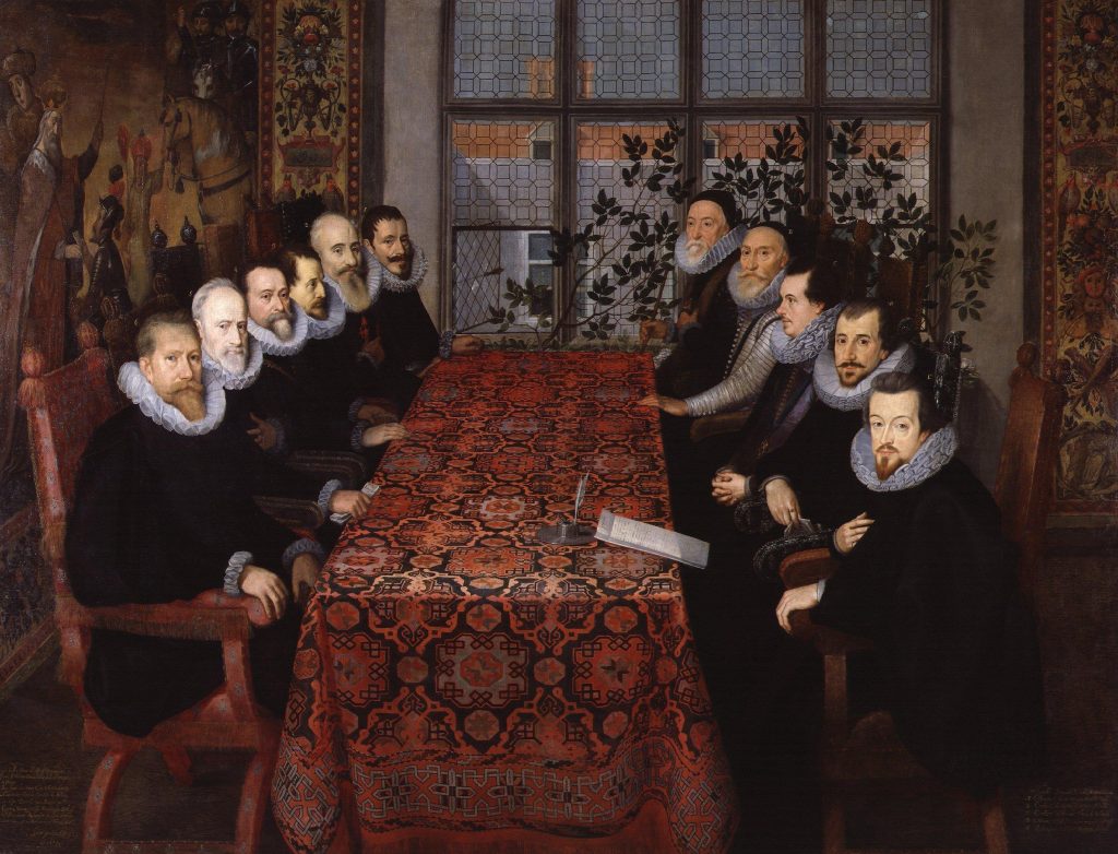 Anónimo - National Gallery Londres - Conferencia de Paz en Sommerset House (1604)