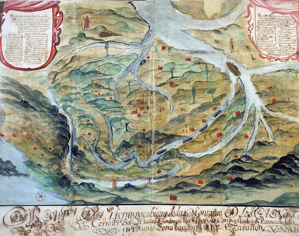 Anónimo - Tierras descubiertas de las montañas de los Andes (1663)
