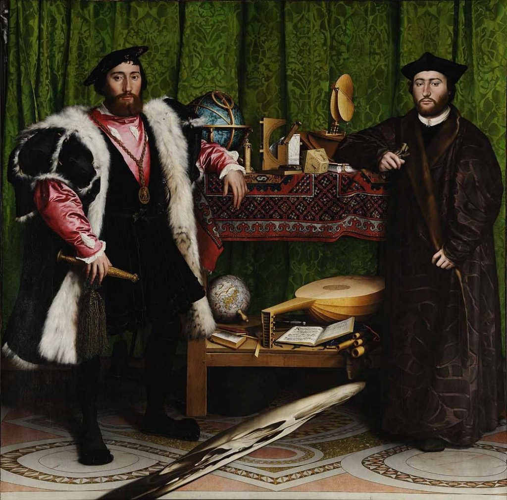 Hans Holbein - National Gallery Londres - Los embajadores (1533)