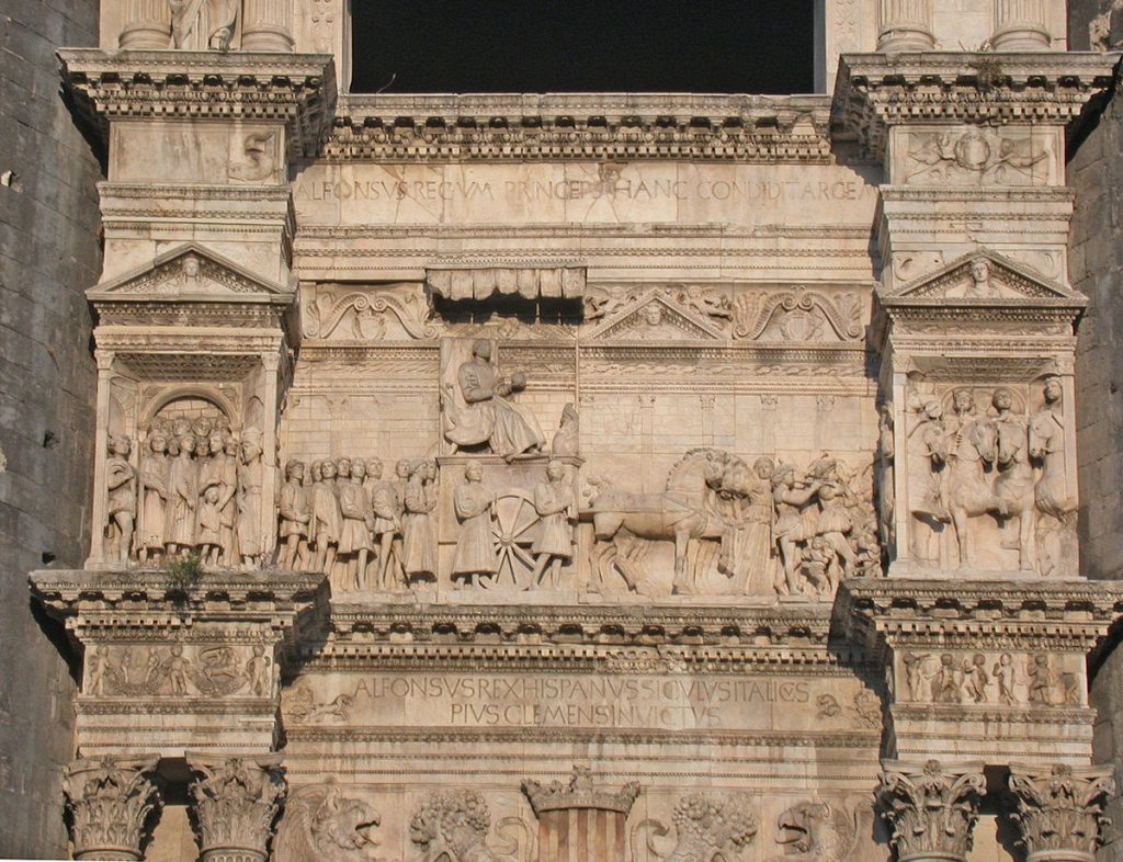 Nápoles - Castelnuovo - Arco - Entrada triunfal Alfonso de Aragón (1452-1466)