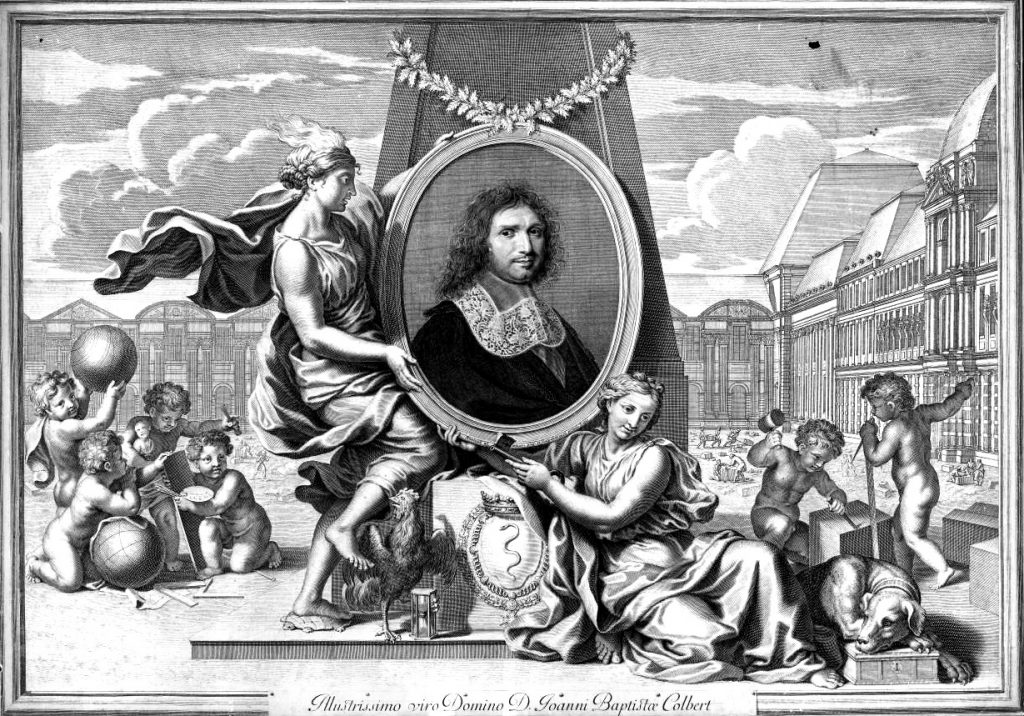 Robert Nanteuil y Gilles Rousselet - Illustrissimo viro Dominio Colbert (1697)