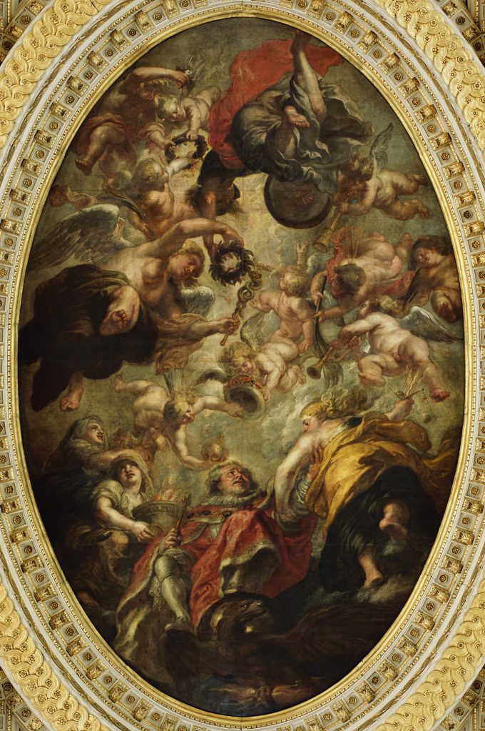 Rubens - Banqueting Hall - Apoteosis de Jacobo I (1630-1634)