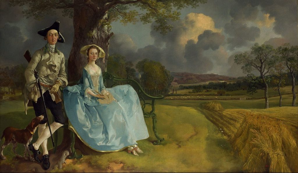 Thomas Gainsborough - National Gallery (Londres) - Robert Andrews y su esposa (1749)