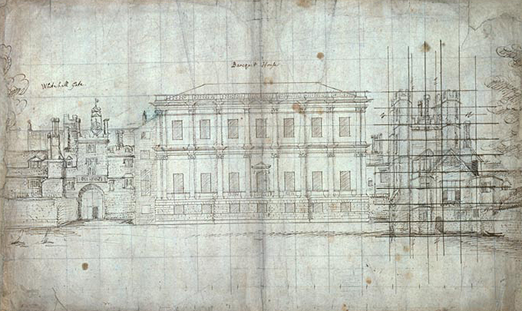 Íñigo Jones - Banqueting House - Diseño de un escenario (1623)