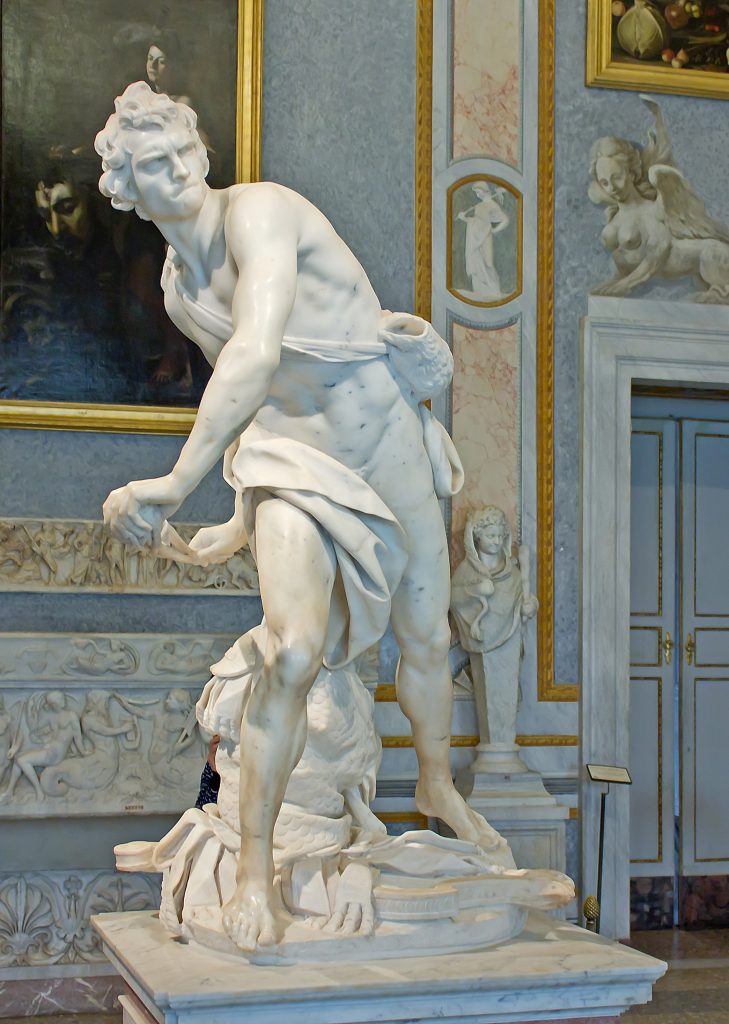 Bernini - David (Galleria Borghese de Roma, 1623-1624)