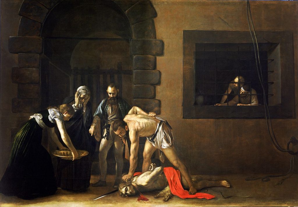 Caravaggio - Degollación de San Juan Bautista(Concatedral de San Juan de La Valleta, 1608)