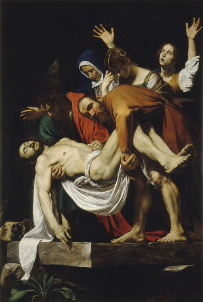 Caravaggio - Entierro de Cristo (Museos Vaticanos, 1603)