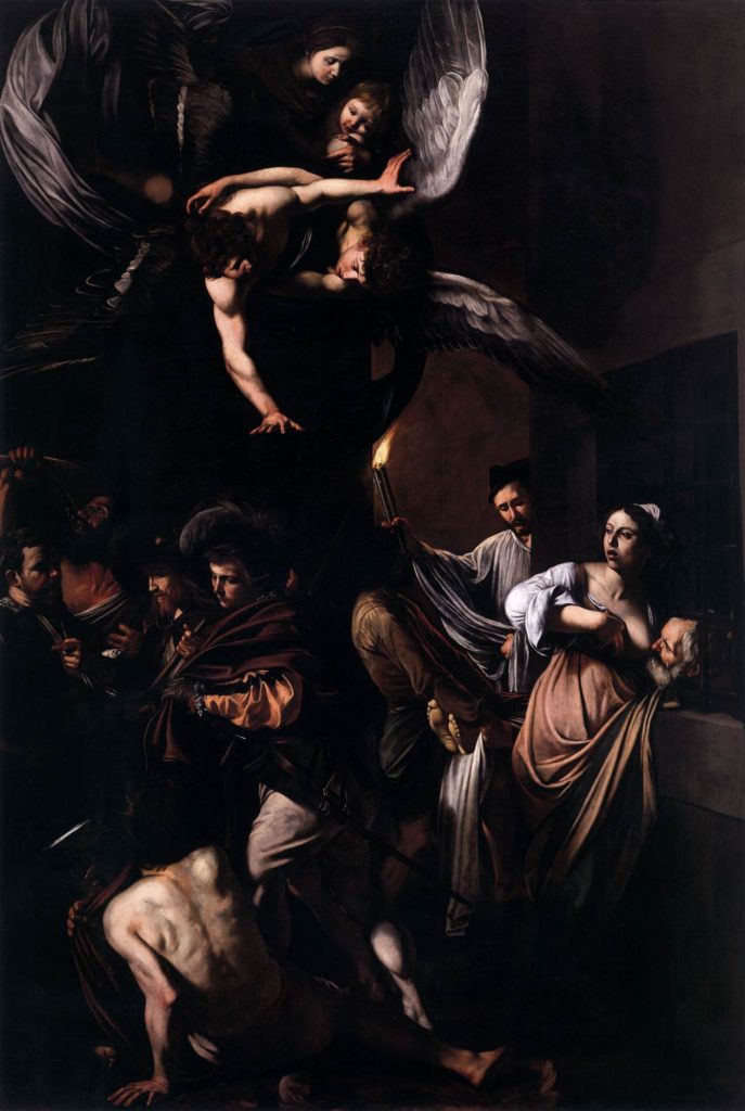 Caravaggio - Las siete obras de misericordia (Pio Monte de la Misericordia de Nápoles, 1607)