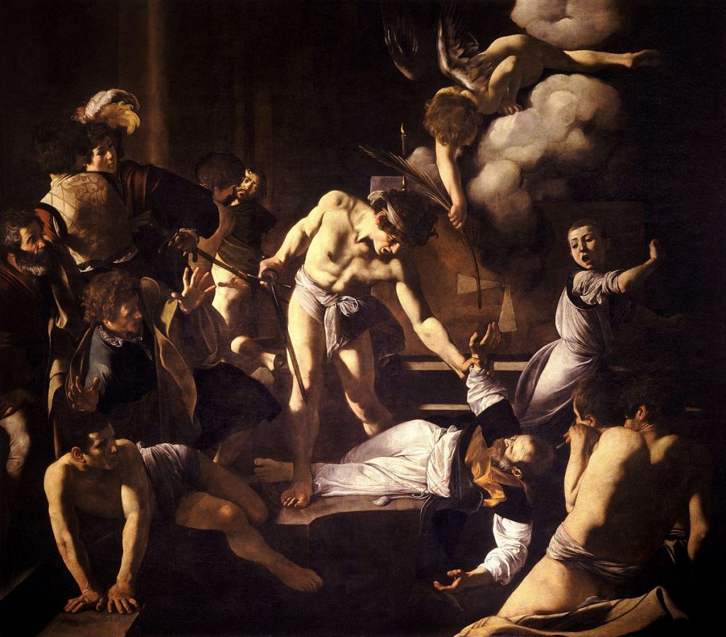 Caravaggio - Martirio de San Mateo (San Luis de los Franceses de Roma, 1600)