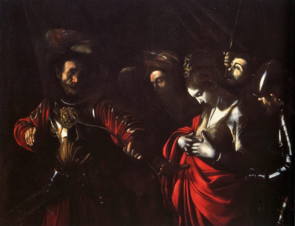 Caravaggio - Martirio de Santa Úrsula (Banca Comercail Italiana, Palazzo Zevallos de Nápoles, 1610)