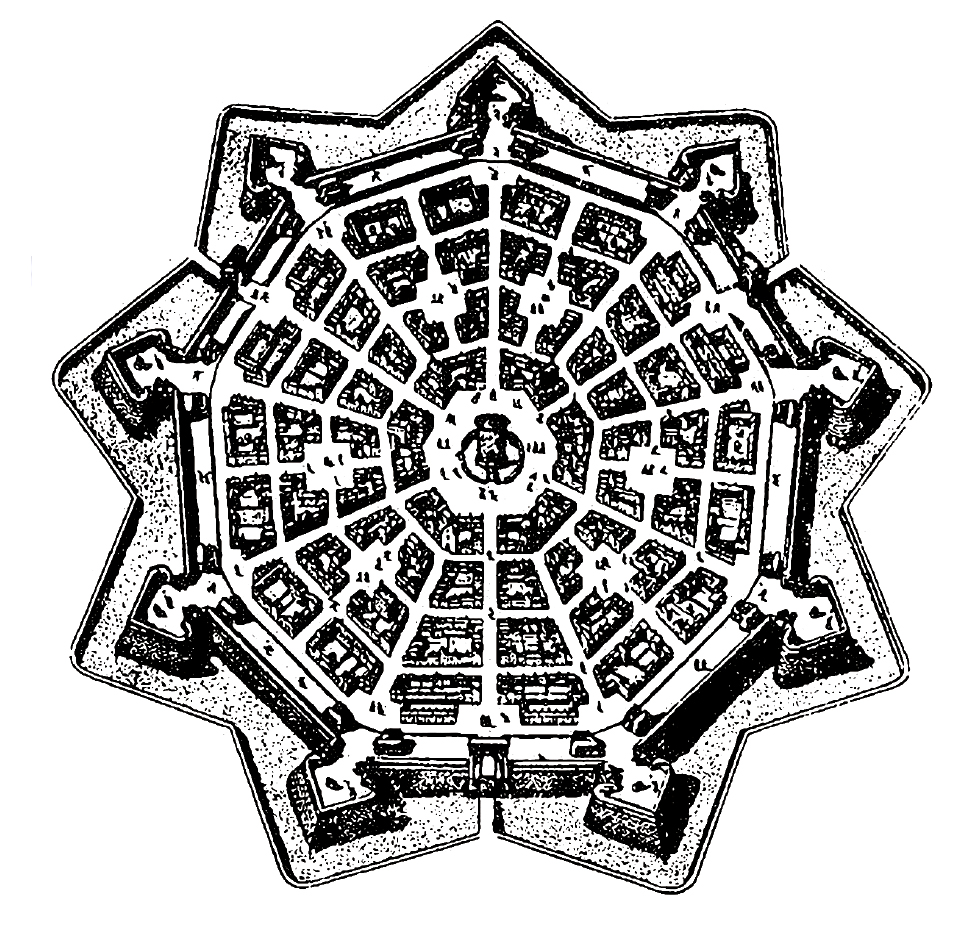 Planta de la ciudad de Palmanova (1593)